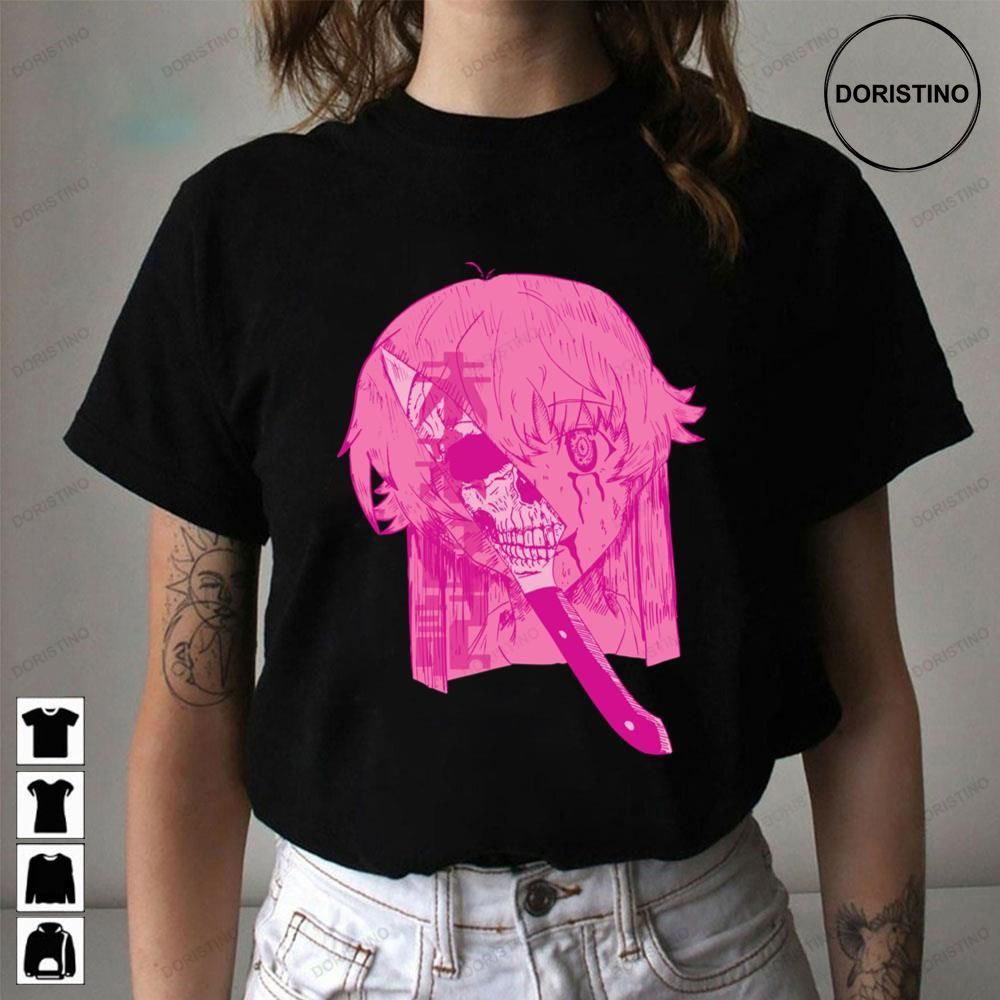 Pink Yuno Gasai Future Diary Nods Awesome Shirts